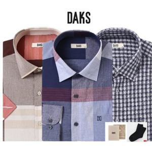 [백화점]닥스 (선물포장+사은품) 긴팔 반팔 남성셔츠 20-2 DMS3SHCL142-N1