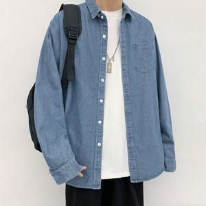 남성셔츠 남자남방 셔츠 청남방 캐주얼 데일리룩