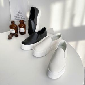 [나크21] 발이 편한 가죽 키높이 슬립온 DM14-SH-16 /빅사이즈