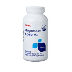 [지앤씨][GNC]마그네슘250mg(695mg x 120캡슐/4개월분)