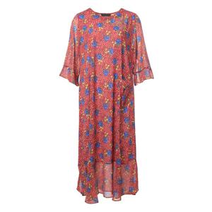 [몬테밀라노]포켓 프릴 쉬폰 롱 썸머 원피스 MK106O2018