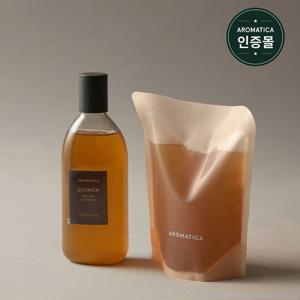 [리필구성] 아로마티카 퀴노아 프로틴 샴푸 400ml+리필500ml
