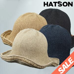 [햇츠온]여름 여성 폴리 밀짚 보닛 벙거지 햇 모자 H1-2301N AA