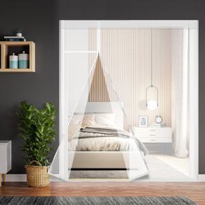 베란다 방충망 350x250 대형 자석 모기장 창문 미세 방충문