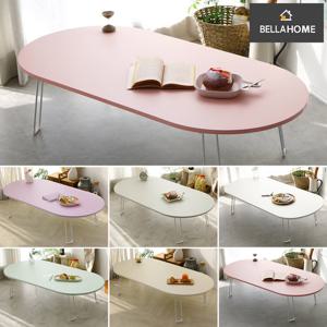 [벨라홈] PET 타원형 접이식테이블 1200X600(CN9271)