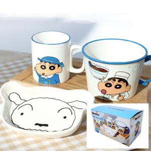 [제이에스지]짱구 식기세트 짱구는못말려 굿즈 그릇