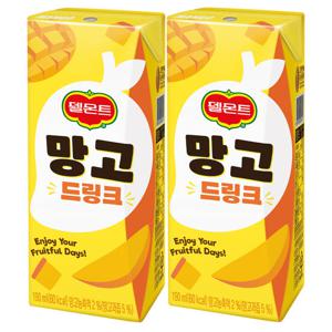 델몬트 망고 드링크 190ml 24팩 팩음료