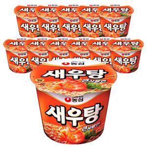 농심 새우탕 큰컵 12개