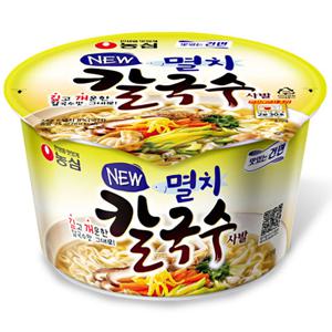 농심 멸치칼국수 큰사발