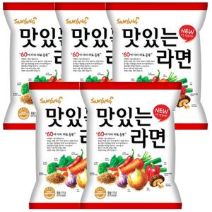삼양 맛있는라면×5개