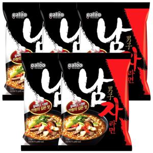 팔도 남자라면×5개