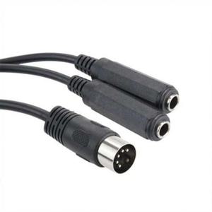 Coms 6.5mm 모노 스테레오 to 미디 변환 케이블 50cm