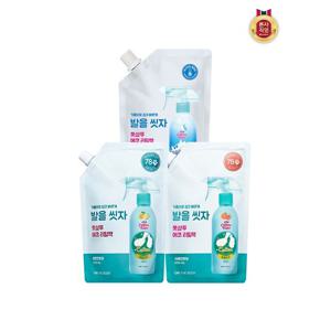 [온더바디]온더바디 코튼풋 발을씻자 풋샴푸 리필 500ml x 3개 (