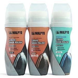 말표 액체구두약 블랙 브라운 투명 3개 왁스 광택