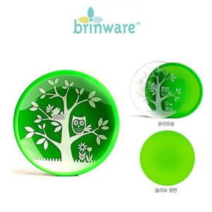 브린웨어 HOOT 플레이트 (유아동 접시) (그린)