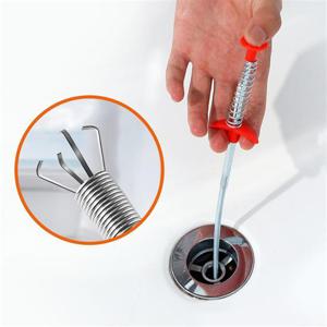 세면대 배수구 하수구 머리카락 뚫어뻥 집게 60cm 욕실 화장실