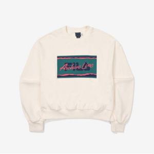 [FILA] [휠라] 아카이브 세미크롭 맨투맨(FE2POF6101F_CRM) (FE2POF6101F_CRM)