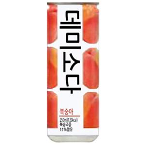 [동아오츠카] 데미소다 복숭아 250ml x 60캔