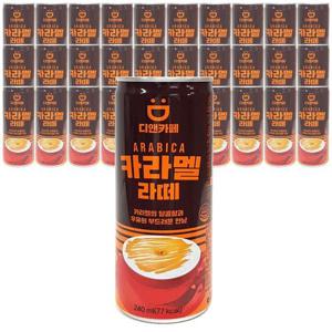 디앤카페 카라멜라떼 240ml x 30캔 커피음료