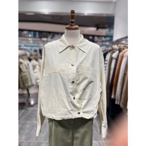 [보브] 보브 VOV 드로스트링 헴 코튼 셔츠 (7194160101) 7194160101