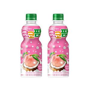 코코팜 피치핑크 복숭아 300ml, 24개