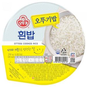 오뚜기밥 흰밥 210g x 48개 (12개입 x 4박스)