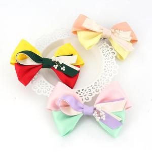 [아랑로랑] 새롬 리본 한복 헤어핀