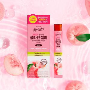 티젠 콤부차 콜라겐 젤리 피치 14스틱(2주분)