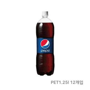 롯데 펩시콜라 업소용 1.25L 6PET