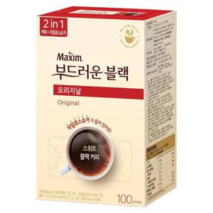 [동서식품] 맥심 부드러운 블랙 오리지날 100스틱 x 4개