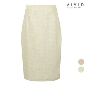 [비비드 시크릿가너]여성 라라 봄가을 트위드 정장 스커트