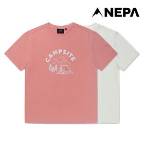 [택가49,000원] 네파 공용 캠프사이트 반팔 라운드티(레귤러핏) 7ID5363