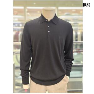 [닥스(셔츠)][25FW신상품]닥스 울100 워셔블 솔리드니트DLW1SWTL150K1(사은품/선물포장)