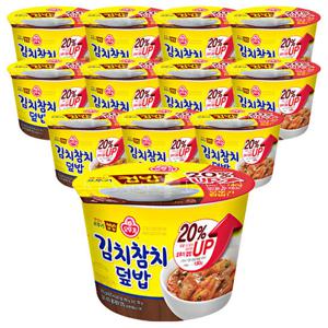 오뚜기컵밥 김치참치덮밥 12개