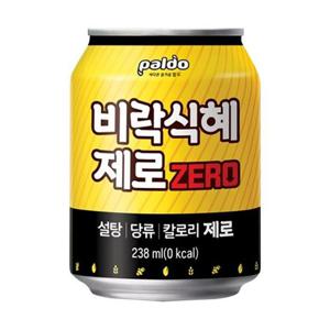 [팔도] 비락식혜 제로 238ml x 48캔 식혜 캔음료 음료수