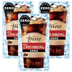 롯데 칸타타 아이스 스위트아메리카노 제로 230ml x  50팩