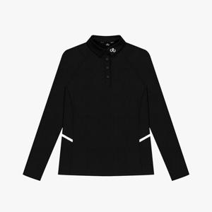 드루 여성 절개변형 폴리 긴팔 티셔츠 DF41LT03_BLACK