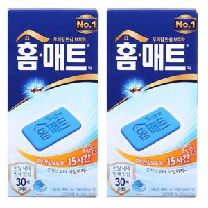 홈매트 코드롤러 훈증기 리필30매 x2개 / 전자모기향