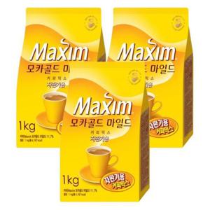 [동서식품] 맥심 모카골드 마일드 리필 자판기용 1kg 3개
