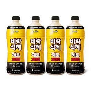 팔도 비락식혜 제로 1.5L 4펫