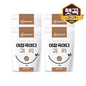 [이잡곡이다] 25년산 국산 강진 햇 귀리 1kg x 4봉
