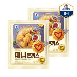 [사조대림]한입쏙 미니돈까스 420g  X 2개