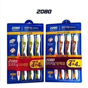 JU 2080 덴탈클리닉 8P 치솔세트 칫솔 탄력모 미세모