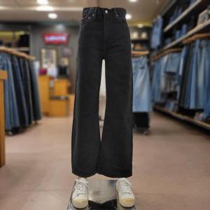 리바이스 여성 립케이지 와이드 레그 진 A6081-0001