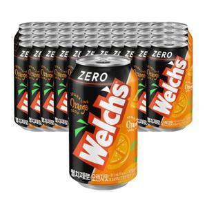 농심 웰치스 제로 오렌지 355ml 48개