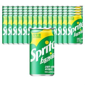 코카콜라음료 스프라이트 190ml 60개