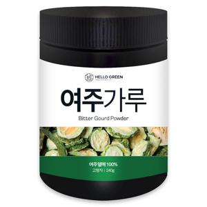 헬로우그린 국산 햇 여주 분말 가루 240g(통)