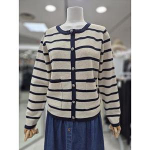 밀스튜디오 세이브존04 라운드배색 니트가디건 LQ9CDS108