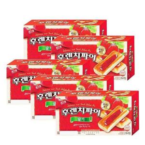 해태제과 후렌치파이 딸기 192g x 5개