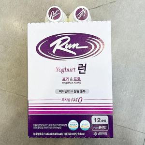 신앙촌 런 요구르트 120ml x 12입 X 1개 코스트코